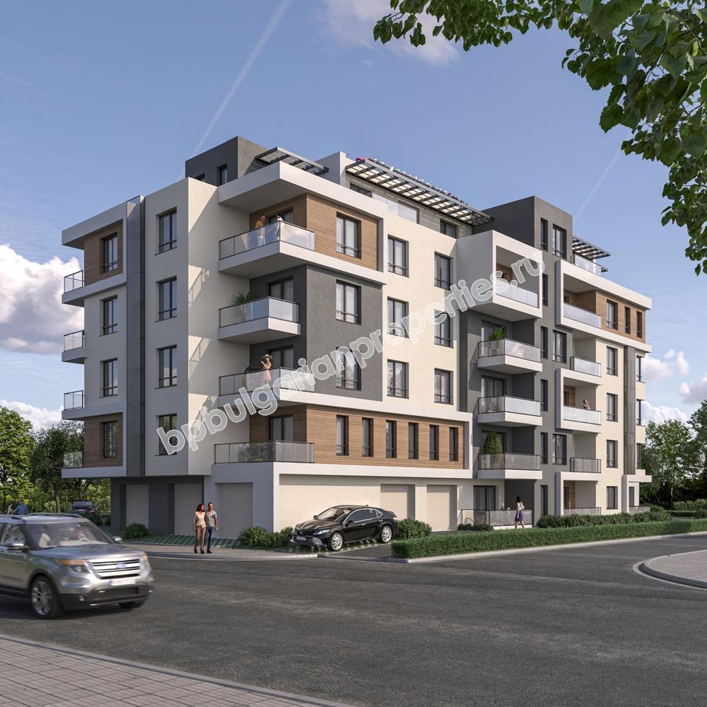 Apartments in a new residential building in Nessebar