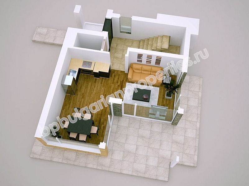 Luxury houses for sale in a village complex close to the sea in the resort Kosharitsa