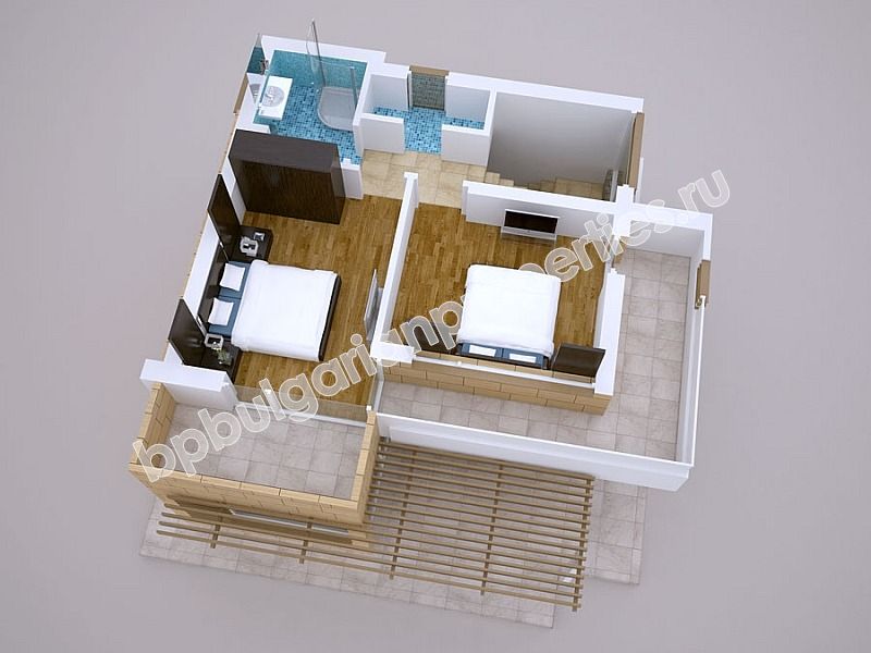 Luxury houses for sale in a village complex close to the sea in the resort Kosharitsa