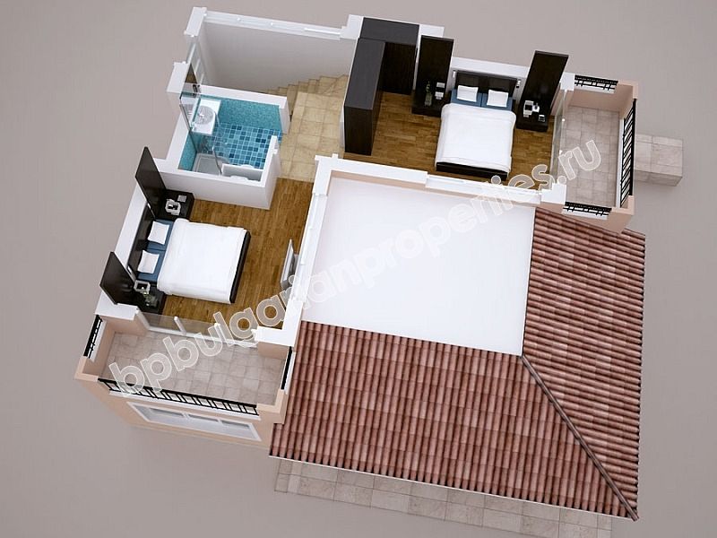 Luxury houses for sale in a village complex close to the sea in the resort Kosharitsa