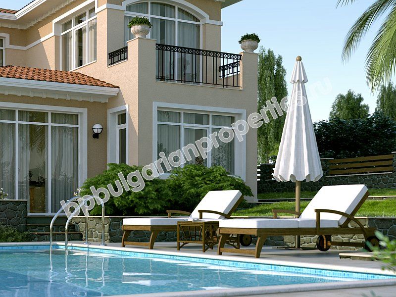 Luxury houses for sale in a village complex close to the sea in the resort Kosharitsa