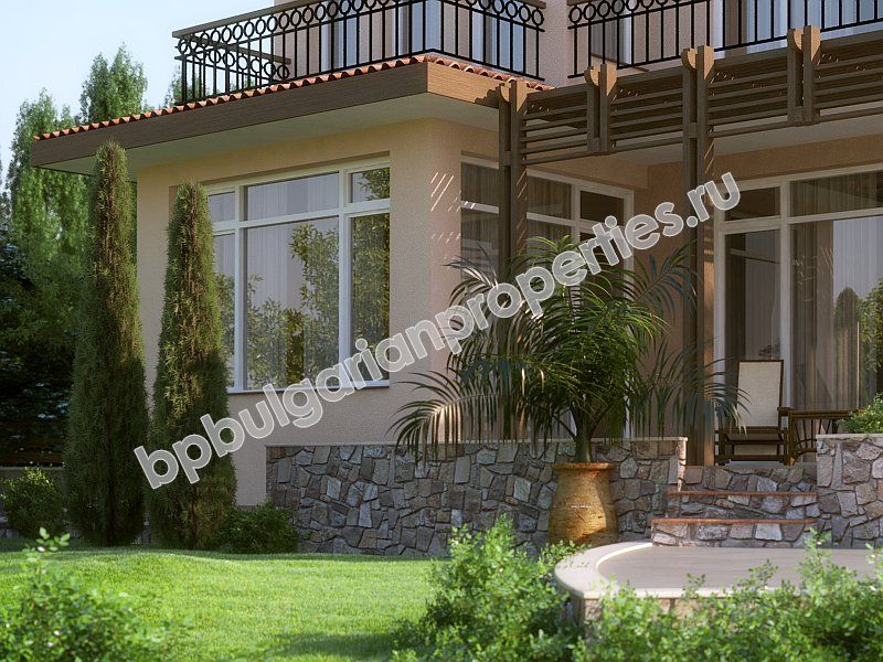 Luxury houses for sale in a village complex close to the sea in the resort Kosharitsa