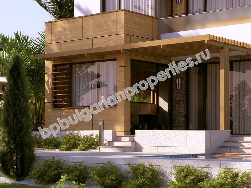 Luxury houses for sale in a village complex close to the sea in the resort Kosharitsa