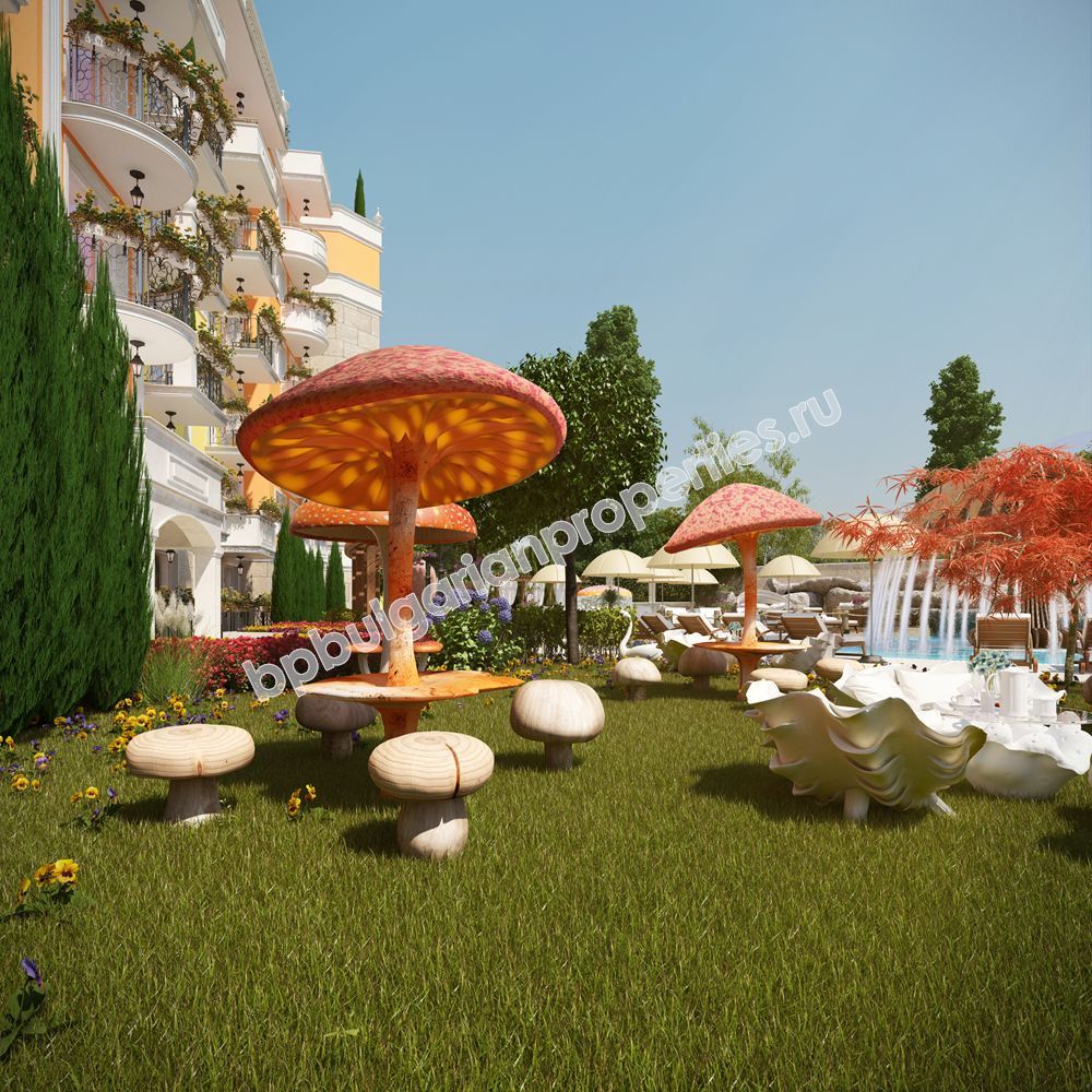 Luxury apartments for sale in the resort Sunny Beach