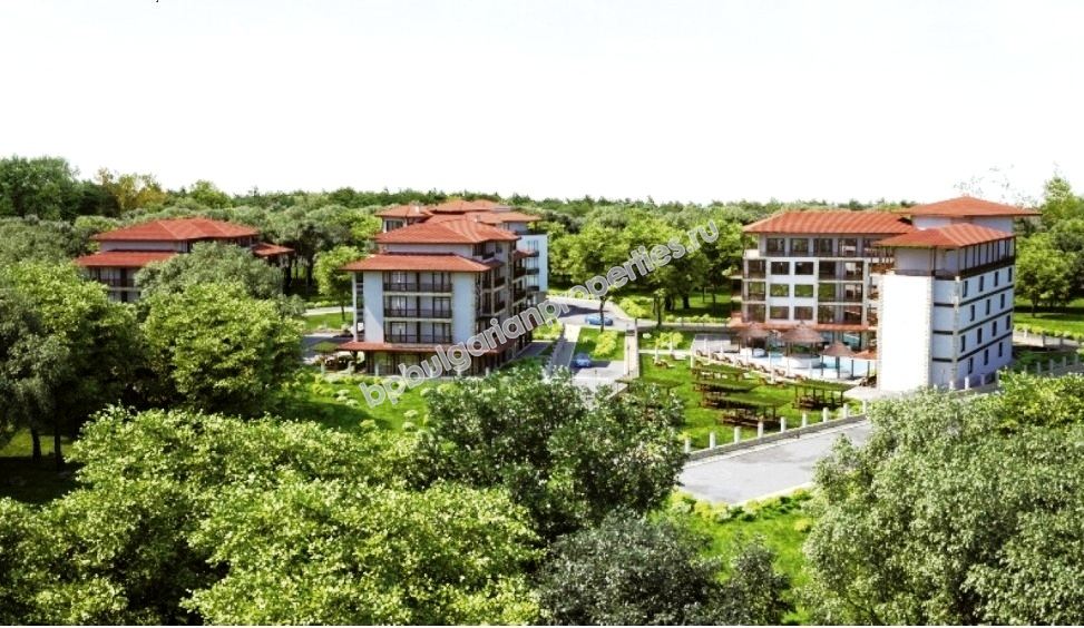 Luxury apartments for sale in a new complex in the resort Primorsko