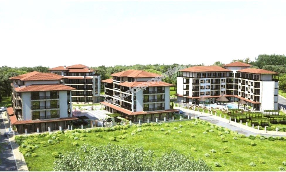 Luxury apartments for sale in a new complex in the resort Primorsko