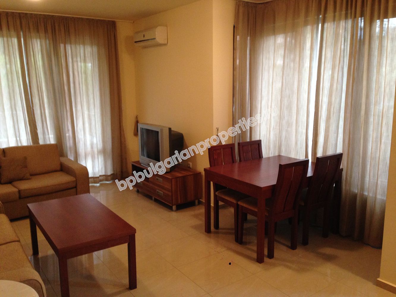 Luxury two-bedroom apartment for sale in the resort Sunny Beach